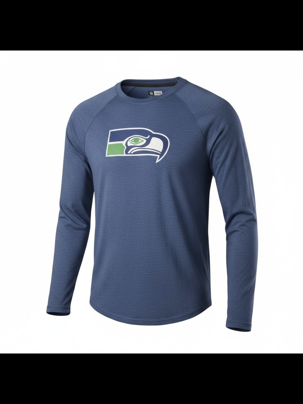Seattle Seahawks Men's Long-Sleeve Performance Tee - Navy Xl Nwt